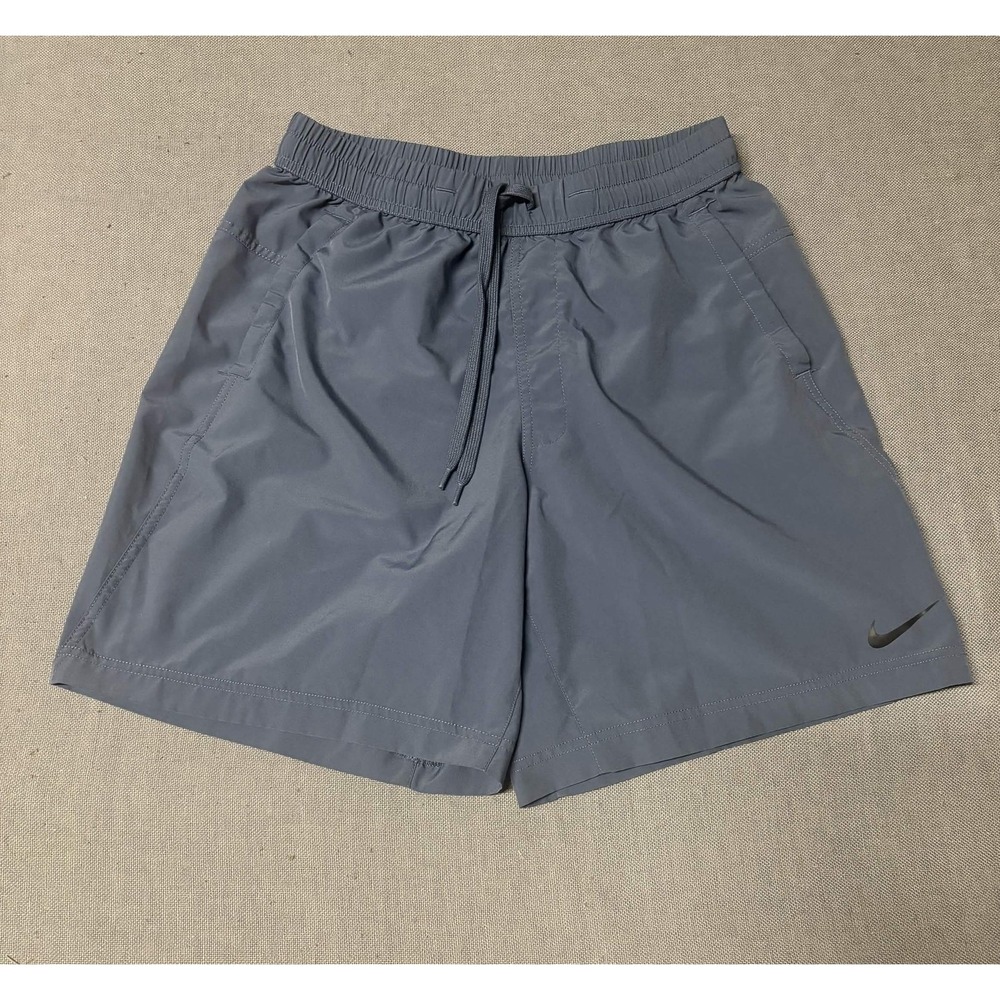 Nike Men's Size S Dri-Fit Woven Athletic Training Shorts Gray 7" Inseam